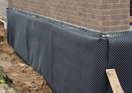 Interior & Exterior Basement Waterproofing with Weeping Tile Replacement