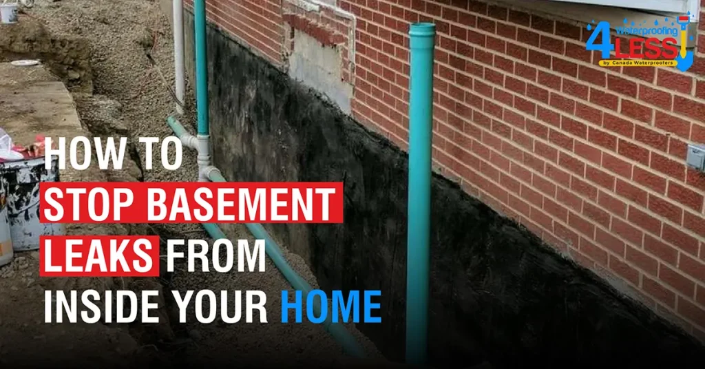 Stop Basement Leaks From Inside Your Home