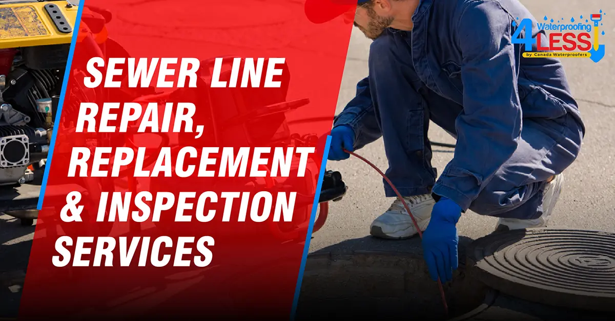 Sewer Line Repair, Replacement Services